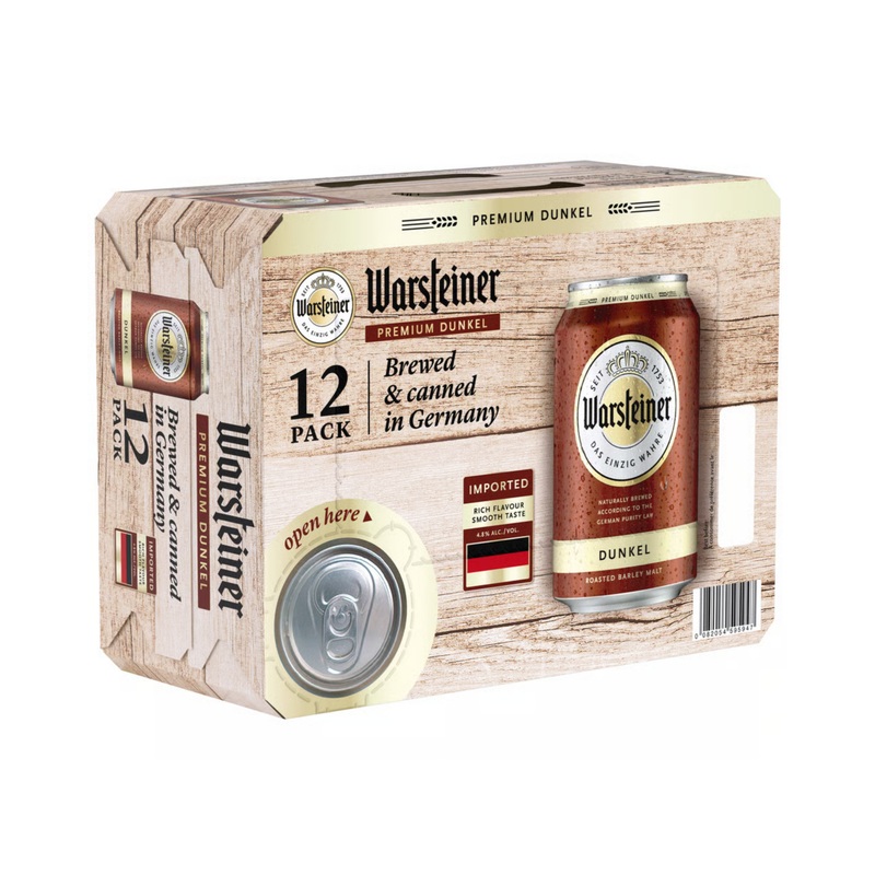 Warsteiner Dunkel 12 PACK 11.2 OZ CANS
