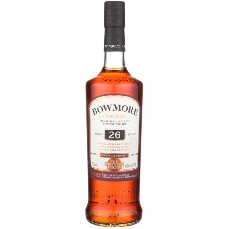 Bowmore Single Malt Scotch The Vintner’s Trilogy French Oak Barriques 26 Year