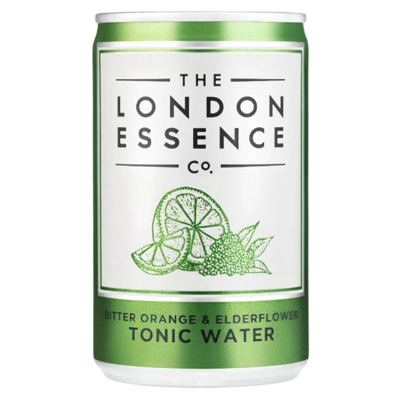 London Essence Company Bitter Orange & Elderflower Tonic Water Can, 1 x 150 ml