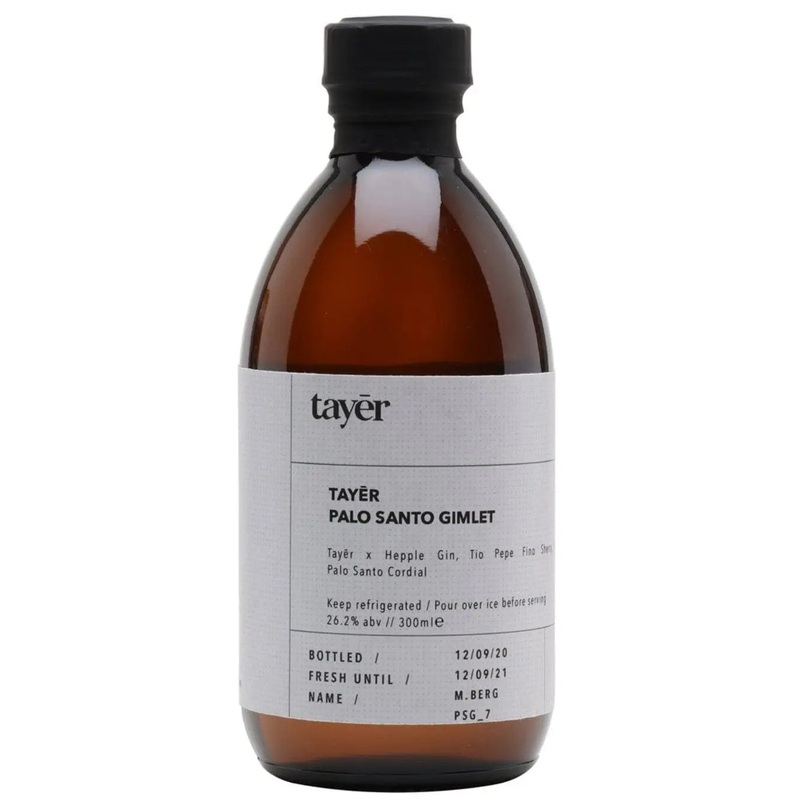 Tayer Palo Santo Gimlet Cocktail, 30 cl