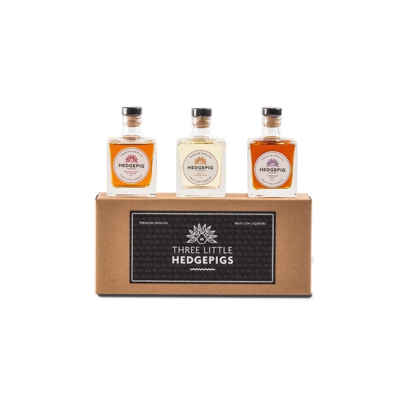 Three Little Hedgepigs Boxed Gift Set 3x20cl