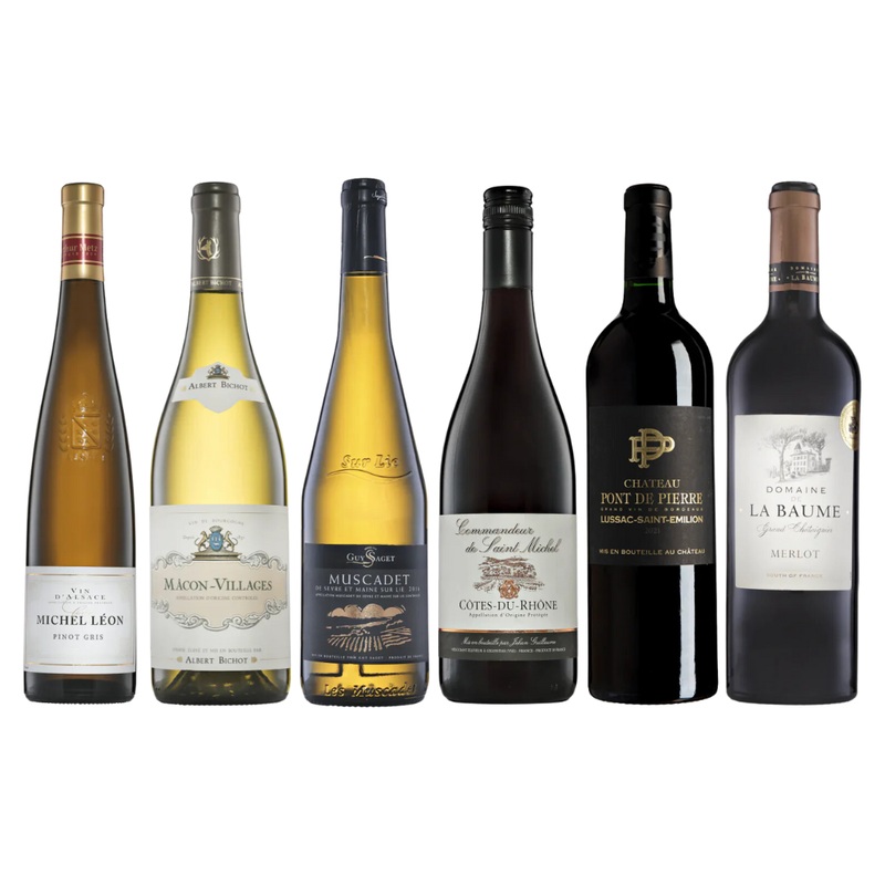 Explore France ‘6 Bottle’ Wine Case