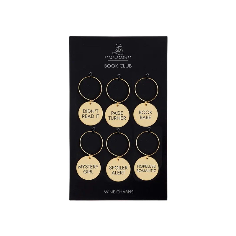 Wine Charm Set – Book Club SINGLE