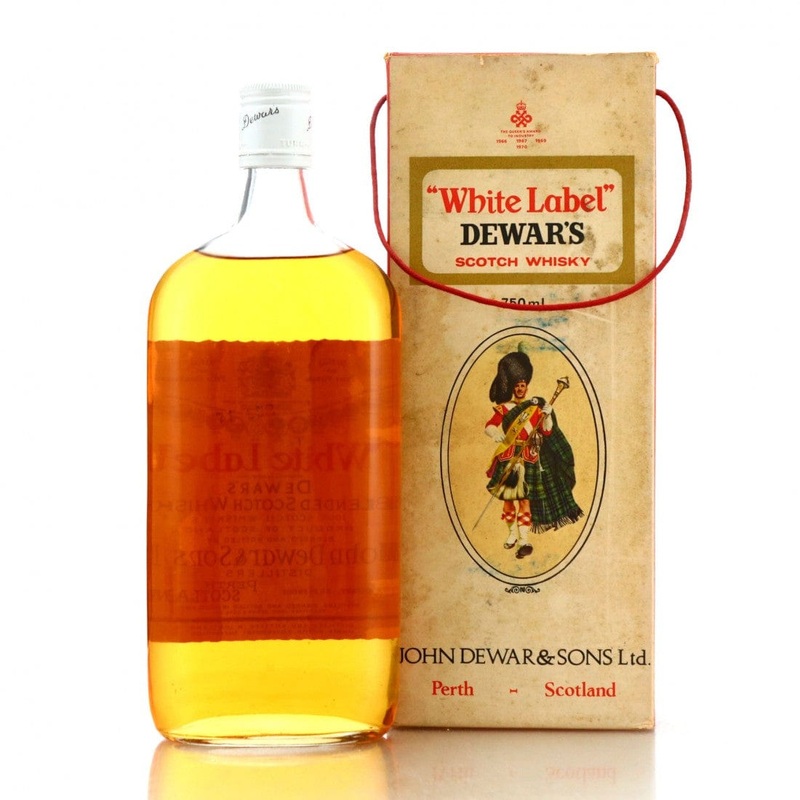 Dewar’s White Label Blended Scotch Whisky 1960s 75cl