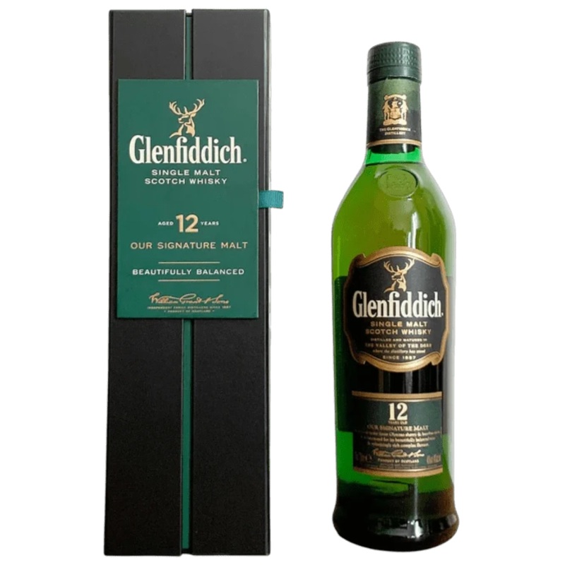 Glenfiddich 12 Year Old Single Malt Scotch Whisky 70cl