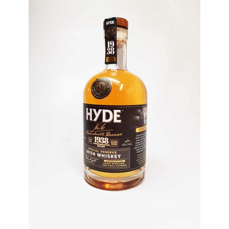 Hyde Whiskey No. 6 President’s Reserve Irish Whiskey Sherry Cask Finish 750 ML