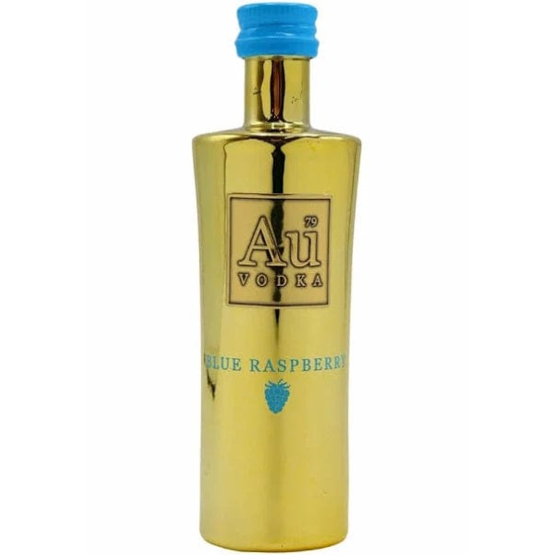 Au Vodka Blue Raspberry Miniature 5cl
