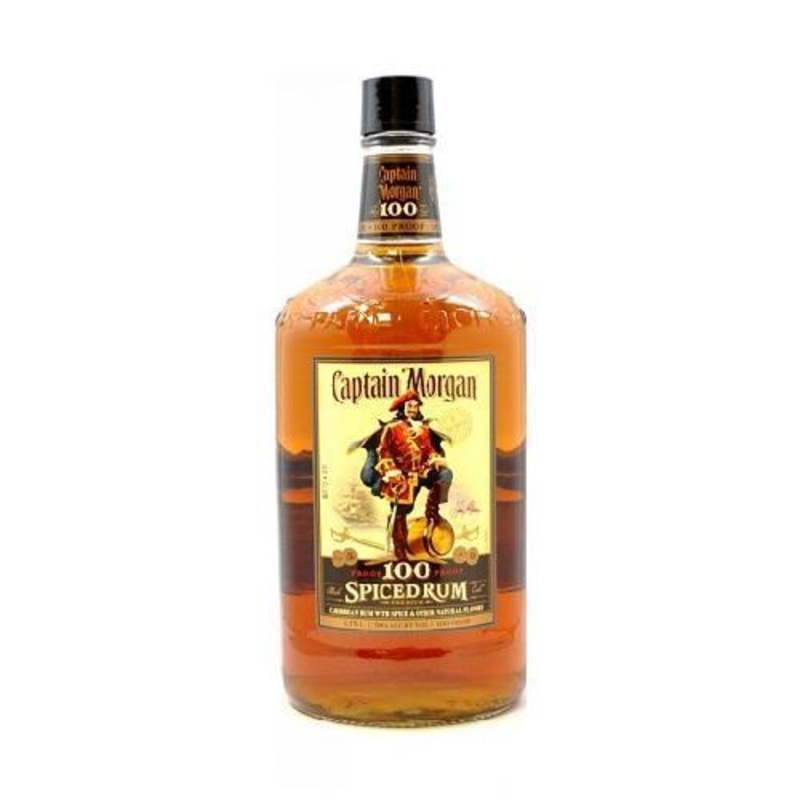 Captain Morgan Rum Spiced 100@ – 1.75L