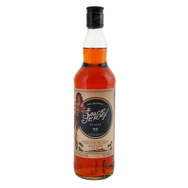 Sailor Jerry Spiced Rum, Guyana, 40% vol