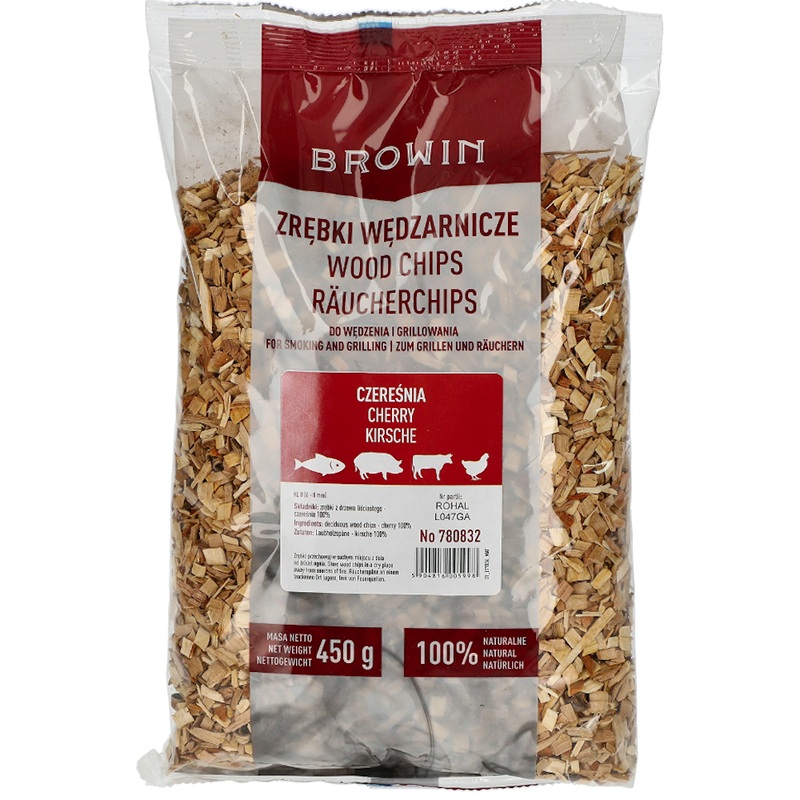 Smoker Wood Chips –  Cherry, 450 g, class 8