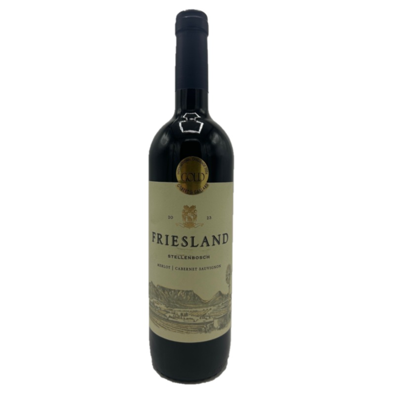 Friesland Merlot/Cabernet Sauvignon 2023 750ml 14% – South Africa Gilbert & Gaillard Gold Medal