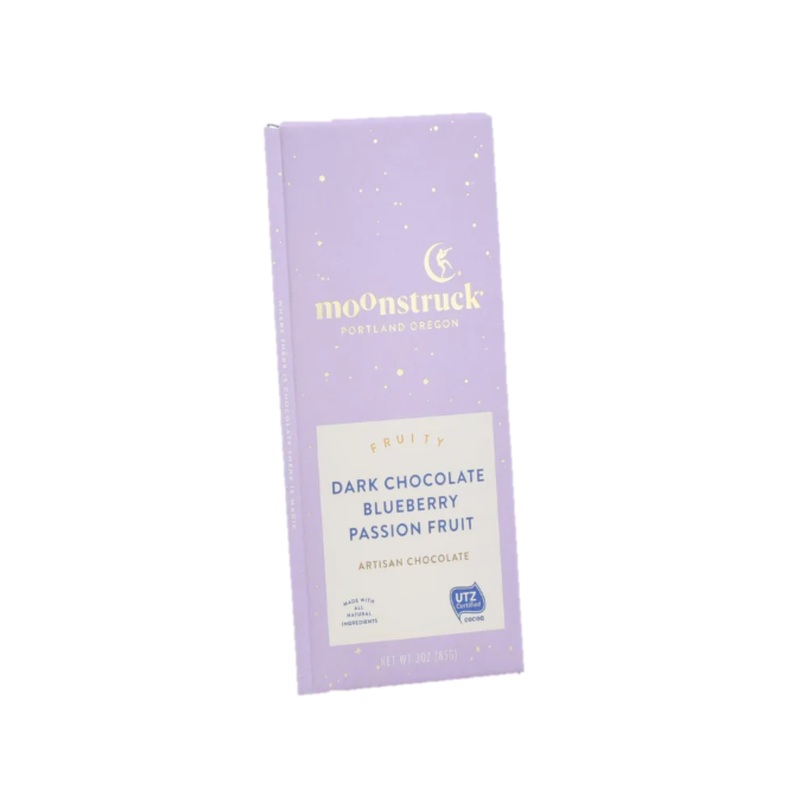 Fruity Dark Chocolate Blueberry Passion Fruit Bar SINGLE