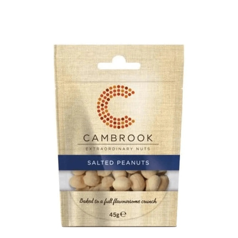 Cambrook Baked & Salted Peanuts, 45 g