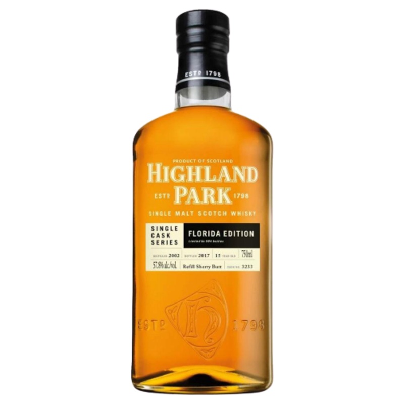 Highland Park Single Cask Series 15 Year Old Single Malt Scotch Whiskey Florida Edition 750 ML