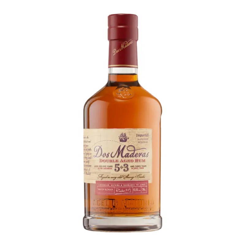 Dos Maderas 5+3 Double Aged Rum 750mL