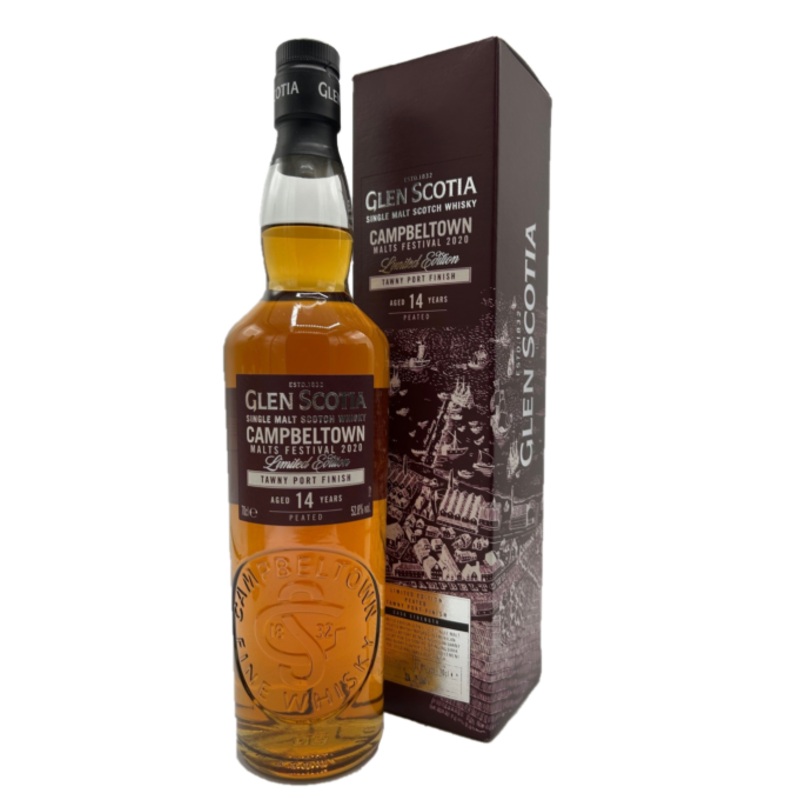 Glen Scotia 14 Year Old Tawny Port Finish Campbeltown Malts Festival 2020 700ml 52.8% – Whisky