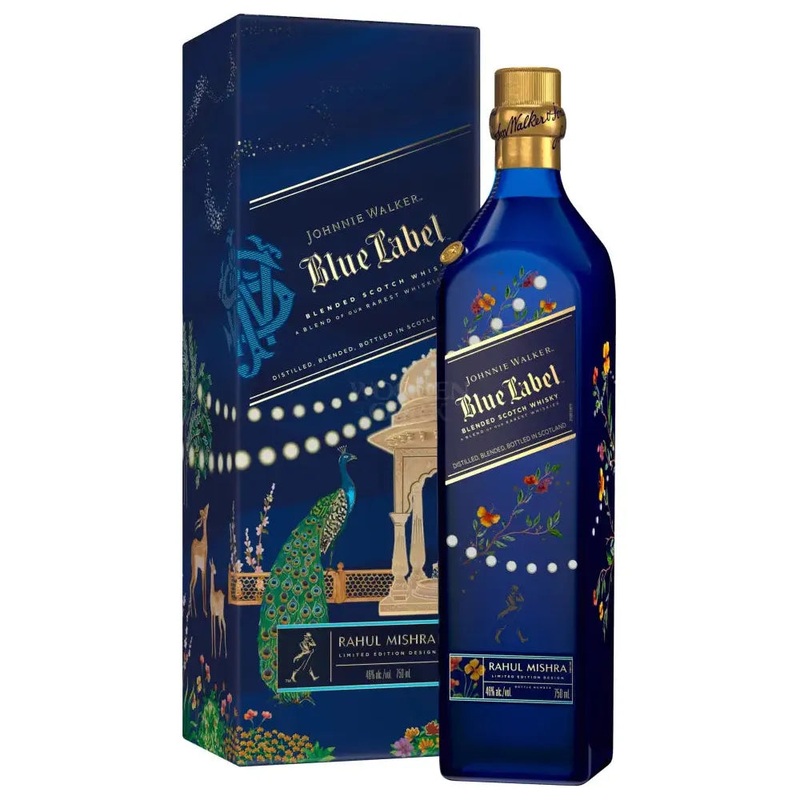 Johnnie Walker Blue Label x Diwali Limited Edition by Rahul Mishra