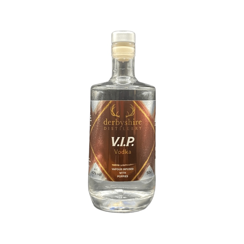 Derbyshire Distillery VIP Poppy Infused Vodka 50cl