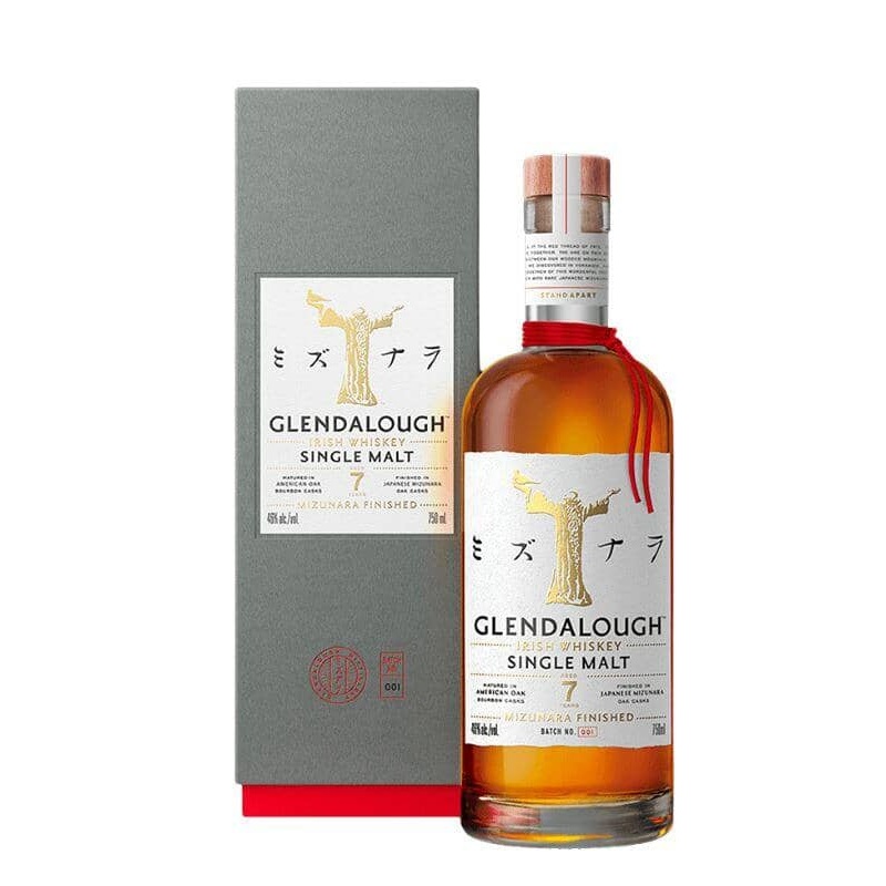 Glendalough 7 Year Mizunara Cask Single Malt Irish Whiskey 750mL