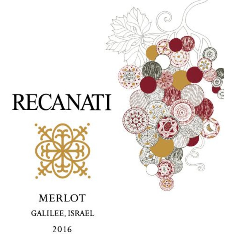 Recanati Galilee Merlot 750ml Kosher