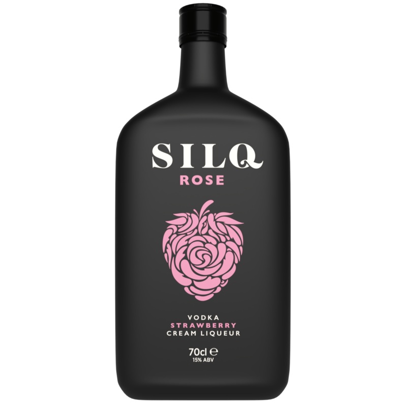 Silq Rose Strawberry Vodka Cream Liqueur 70cl