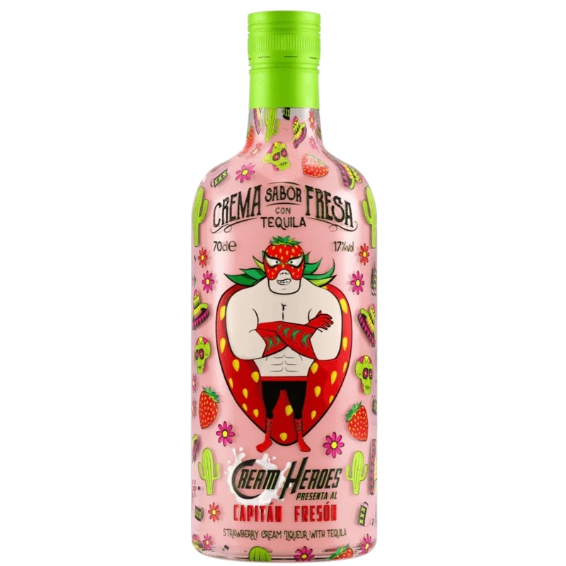 Cream Heroes Capitn Fresn Strawberry Cream Liqueur With Tequila 70cl