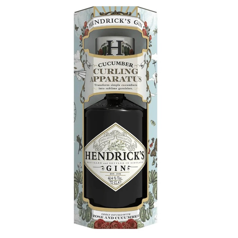 Hendrick’s Gin & Cucumber Curler Gift Set, 70 cl