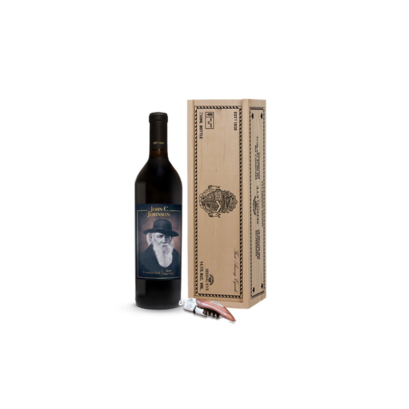 John C. Johnson Founders Red Gift Box