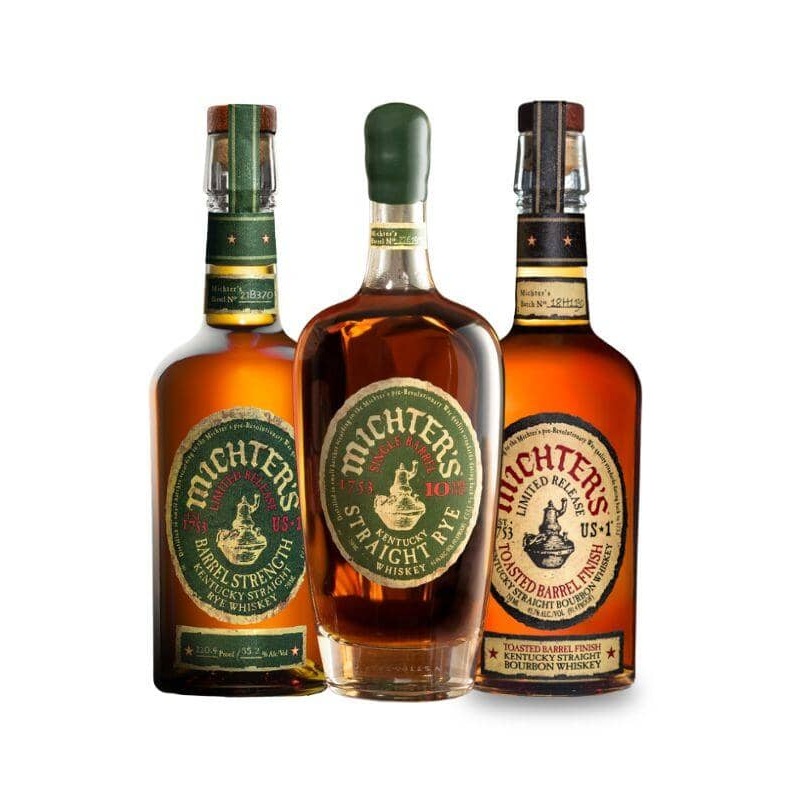 Michters 10 Year Old Rye Whiskey Bundle 750mL