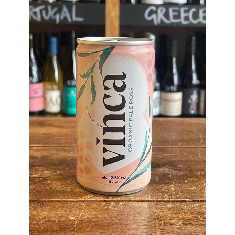 Vinca – Organic Pale Rose Wine – 187ml Can