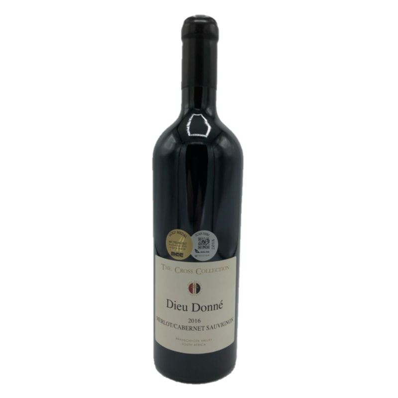Dieu Donne The Cross Collection Merlot Cabernet 2016 750ml 13.5% – South Africa Platter 4.5 Stars