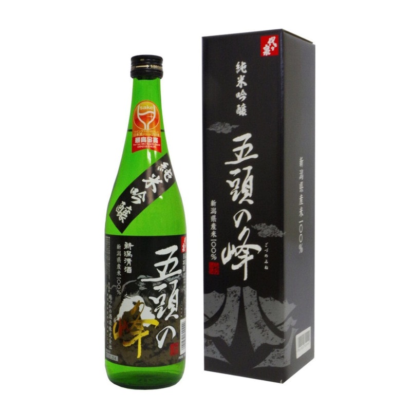 Gozu No Mine Junmai Ginjo Sake 72cl