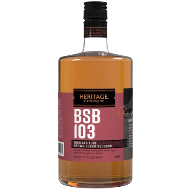 Heritage Distilling Co. Brown Sugar Bourbon High Altitude Bsb 103 750 ML