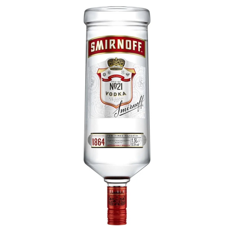 Smirnoff Red Label Vodka, 1.5 L