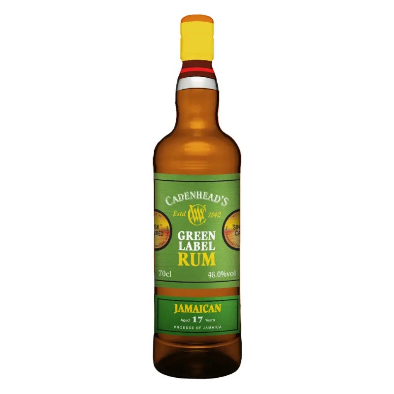 WM Cadenhead’s Green Label 17 Year Jamaican Rum 750mL