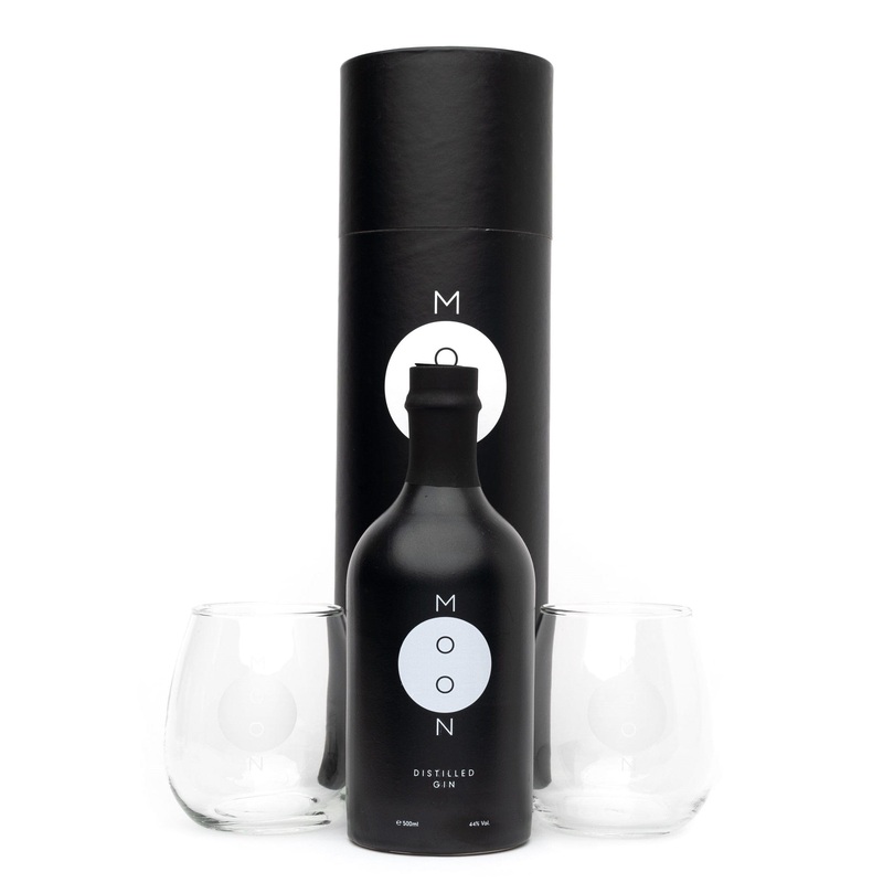 Moon Gin Gift Pack with 2x Glasses 50cl