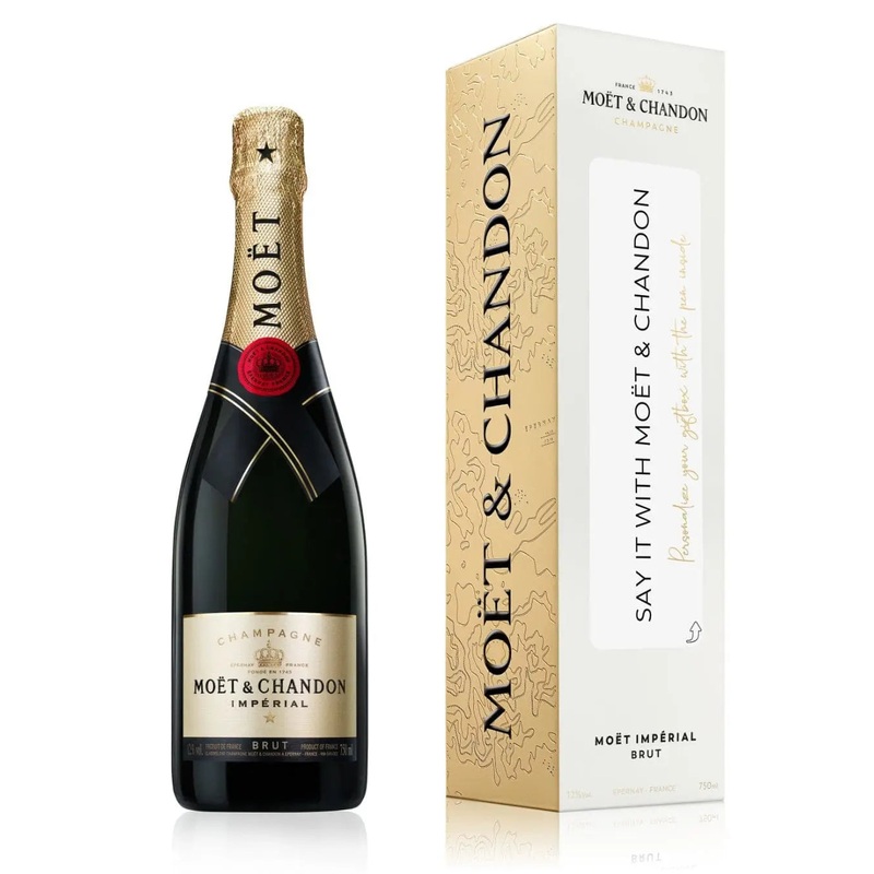 Mot & Chandon Imprial Brut Personalized Gift Box, 75 cl