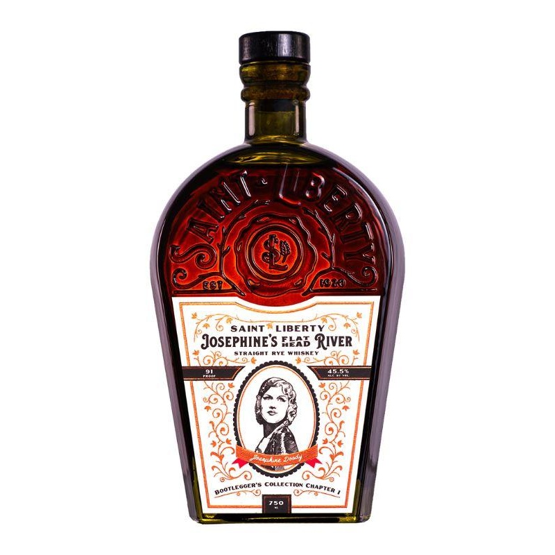 Saint Liberty Josephine’s Flat Head River Straight Rye Whiskey 750mL