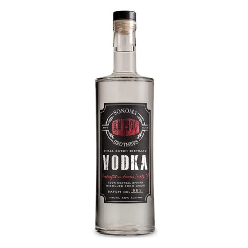 Sonoma Brothers Small Batch Distilled Vodka NV – 750ML