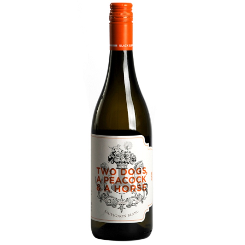 Two Dogs, a Peacock and a Horse Sauvignon Blanc 2023 6 Bottle Case 6x75cl