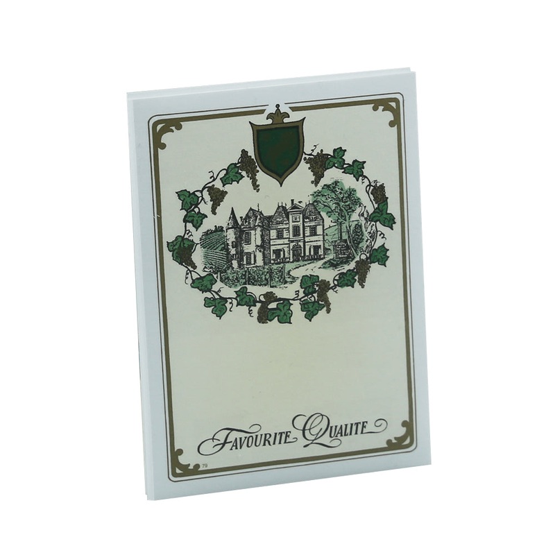 Wine Labels No79 Plain (Chateau) 25pk