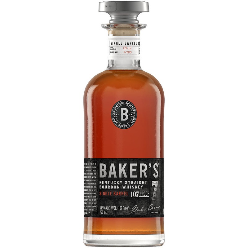 Baker’s 7 Year Old Kentucky Straight 107 Proof Bourbon Whiskey 750 ml