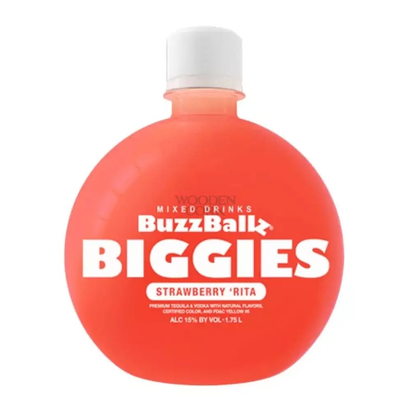 BuzzBallz Biggies Strawberry ‘Rita Pre-Mixed Cocktails 1.75L