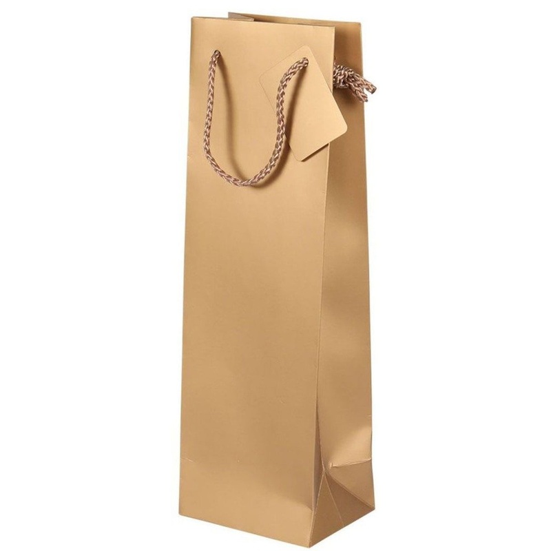 Copper Gift Bottle Bag 1 Bottle Bag