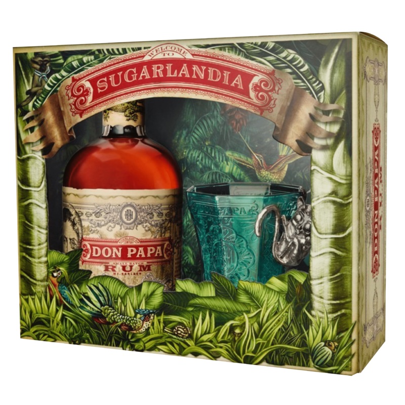 Don Papa 7 Year Old Rum Sugarlandia Gift Pack 70cl