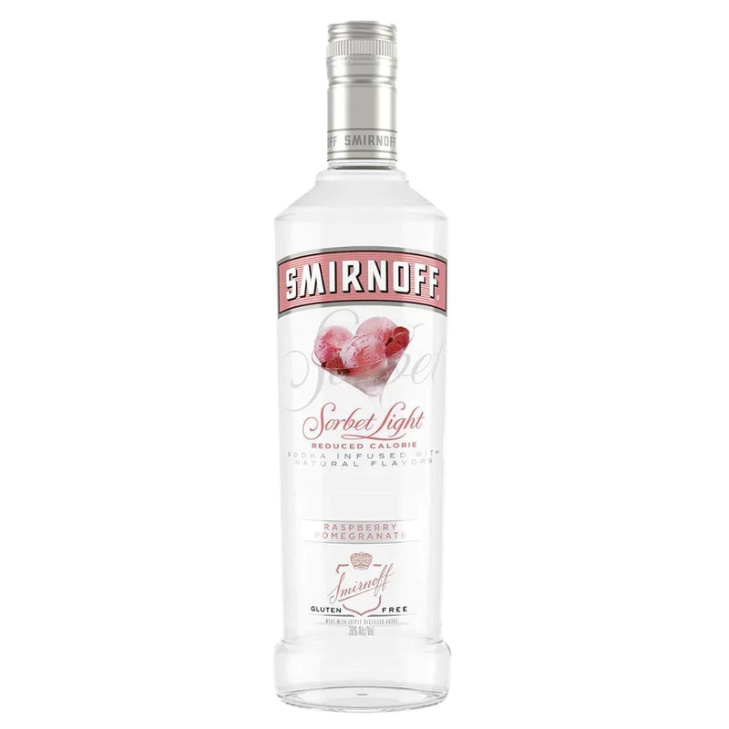 Smirnoff Sorbet Light Raspberry Pomegranate Vodka 750mL