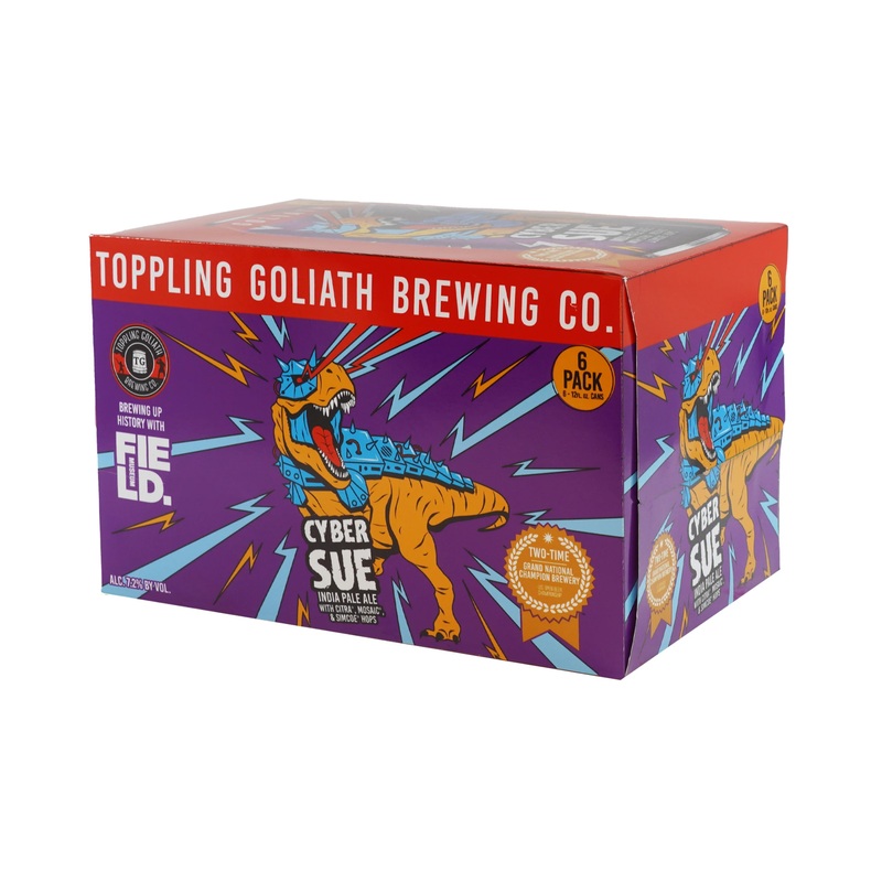 Toppling Goliath Cyber Sue IPA 6 PACK 12 OZ CANS