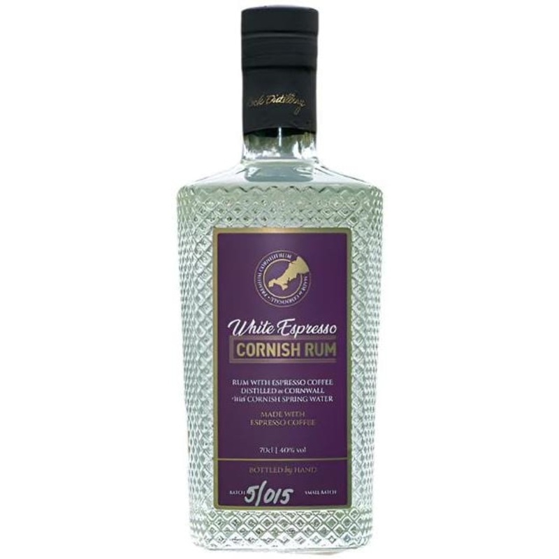 Cornish Rock White Espresso Rum 70cl