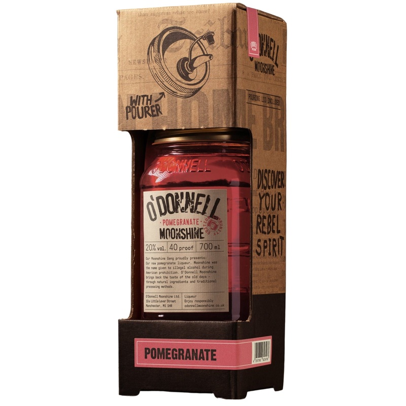 O’Donnell Moonshine Pomegranate Gift Box 70cl