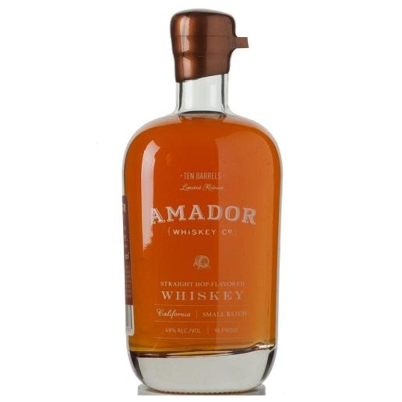Amador Ten Barrels Straight Hop-Flavored Whiskey – 750ML